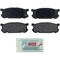 Bosch Blue Disc Brak Disc Brake Pads, Be891 BE891 - alternate 1